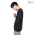 裾リブミニ裏毛 半袖Ｔシャツ BU2345806 19 BLACK
