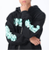 エクストララージ（XLARGE）GRAFFITI ジップアップフーディ スウェットシャツ 101241012015-BLACK