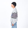 エクストララージ（XLARGE）STRIPED クルーネックニット トップス 101241015001-GREY