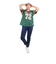 ラッセル（RUSSELL）ProCottonフットボールTシャツ スパッツ付き RBL24S1002 DGRN