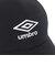 アンブロ（UMBRO）はっ水メッシュキャップ UUAXJC04 BK 熱中症対策