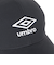 アンブロ（UMBRO）ジュニア はっ水メッシュキャップ UUDXJC04 BK 熱中症対策