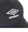 アンブロ（UMBRO）ジュニア はっ水メッシュキャップ UUDXJC04 BK 熱中症対策