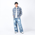エクストララージ（XLARGE）BAGGY デニムパンツ 101241031006-LtINDIGO