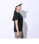 ドライプラス プリント メッシュ Tシャツ CT4S0054-TR864-GRCD BLK