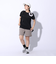 ドライプラス プリント メッシュ Tシャツ CT4S0054-TR864-GRCD BLK
