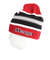 エクストララージ（XLARGE）SCRATCH LOGO STRIPED シングルビーニー 101241051005-RED