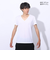 クー（Coo.）ドライプラス Vネック 半袖アンダーシャツ 891CO4GC0002 WHT 吸汗 速乾