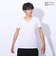 クー（Coo.）ドライプラス Vネック 半袖アンダーシャツ 891CO4GC0002 WHT 吸汗 速乾