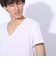 クー（Coo.）ドライプラス Vネック 半袖アンダーシャツ 891CO4GC0002 WHT 吸汗 速乾