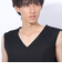 クー（Coo.）ドライプラス Vネック ノースリーブアンダーシャツ 891CO4GC0003 BLK 吸汗 速乾
