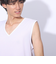 クー（Coo.）ドライプラス Vネック ノースリーブアンダーシャツ 891CO4GC0003 WHT 吸汗 速乾 白 S-3L