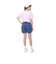 ロキシー（ROXY）MINI TREASURE 半袖Tシャツ 24SPTST241121LAV