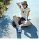 ラッセル（RUSSELL）16/-OE REGリンガー 半袖Tシャツ RBL24S1003 CRM