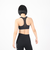 ナイキ（NIKE）ドライフィット スウッシュ フロント ジップ ミディアムサポート パッディド スポーツブラ FN2732-010