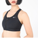 ナイキ（NIKE）ドライフィット スウッシュ フロント ジップ ミディアムサポート パッディド スポーツブラ FN2732-010