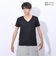 クー（Coo.）ドライプラス Vネック 半袖アンダーシャツ 891CO4GC0002 BLK 吸汗 速乾