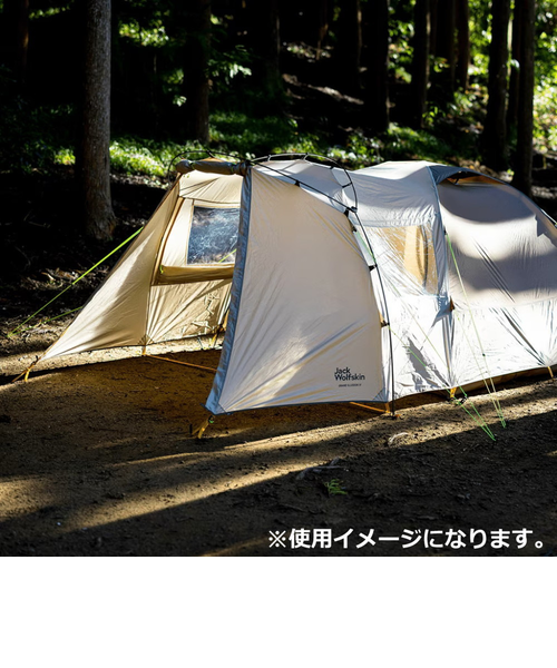 新品】Jack Wolfskin 4人用テント 3008131-5154 ジャックウルフスキン