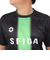 スフィーダ（SFIDA）サッカー フットサルウェア ジュニア プラクティスシャツ センターストライプ SA-24X30JR BLK/GRN FS