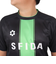 スフィーダ（SFIDA）サッカー フットサルウェア ジュニア プラクティスシャツ センターストライプ SA-24X30JR BLK/GRN FS