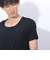 クー（Coo.）ドライプラスクール クルーネック半袖シャツ 891CO4GC0006 BLK 冷感 黒