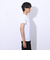 クー（Coo.）ドライプラスクール 半袖Vネックシャツ 891CO4GC0007 WHT 冷感