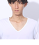 クー（Coo.）ドライプラスクール 半袖Vネックシャツ 891CO4GC0007 WHT 冷感