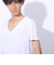 クー（Coo.）ドライプラスクール 半袖Vネックシャツ 891CO4GC0007 WHT 冷感