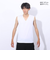 クー（Coo.）ドライプラスクール Vネックノースリーブシャツ 891CO4GC0008 WHT 冷感 白