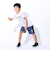 ジュニア ドライプラスクール SHINE BLOCK メッシュハーフパンツ PT4S0068-TR868-GRSDPT NVY