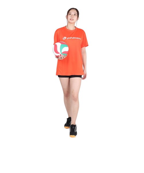 ファイテン（PHITEN）バレーボール 半袖 RUKUシャツ 3124JG58000