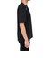ワッフルメッシュ半袖Tシャツ CT4S0092-TR863-GRGC BLK