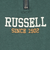 ラッセル（RUSSELL）16/-OE ハーフジップ 半袖スウェットシャツ RBM24S0011 DGRN