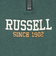 ラッセル（RUSSELL）16/-OE ハーフジップ 半袖スウェットシャツ RBM24S0011 DGRN