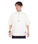 ラッセル（RUSSELL）16/-OE ハーフジップ 半袖スウェットシャツ RBM24S0011 IVR