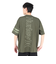 ハーレー（HURLEY）ラッシュガード ファントム オーバーサイズド レオパード ブロック パーティー半袖Tシャツ MUT2411002-OLV