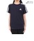 アディダス（adidas）キッズ エッセンシャルズ プラス レギュラーフィット スリーストライプス 半袖Tシャツ KWF30-JE1697