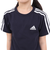 アディダス（adidas）キッズ エッセンシャルズ プラス レギュラーフィット スリーストライプス 半袖Tシャツ KWF30-JE1697