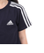 アディダス（adidas）キッズ エッセンシャルズ プラス レギュラーフィット スリーストライプス 半袖Tシャツ KWF30-JE1697