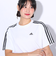 アディダス（adidas）エッセンシャルズ プラス スリーストライプス 半袖Tシャツ KVF79-JF1396