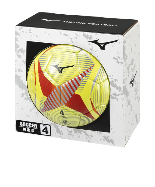ミズノ（MIZUNO）サッカーボール 4号球 検定球 ジュニア