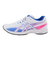 アシックス（ASICS）ランニングシューズ ライトレーサー5 ホワイト ブルー 1011B903.100 スニーカー トレーニング 部活 軽量