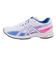 アシックス（ASICS）ランニングシューズ ライトレーサー5 ホワイト ブルー 1011B903.100 スニーカー トレーニング 部活 軽量