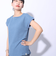 エルケクス（ELKEX）F/S WAFFLE BOAT NECK 半袖Tシャツ EKL4S10017 BLU