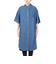 WHEART（WHEART）デニムシャツワンピース W-6034 IBLU