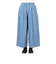 メランジデニムワイドパンツ n-6043 LBLU