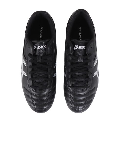 ASICS Lethal Tackle ブラック スパイクシューズ アシックス（ASICS）（メンズ、レディース）ラグビースパイク ラグビー