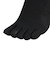 クー（Coo.）マルチNP 5本指ソックス 3足組 24S894Q3OK0014BLK