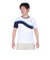 フィラ（FILA）テニスウェア ゲームシャツ 波間プリント バックホールメッシュ クルーネックTシャツ VM5682-01 速乾