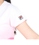 フィラ（FILA）テニスウェア レディース 波間パネルプリント バックホールメッシュ クルーネックTシャツ VL2832-19 速乾
